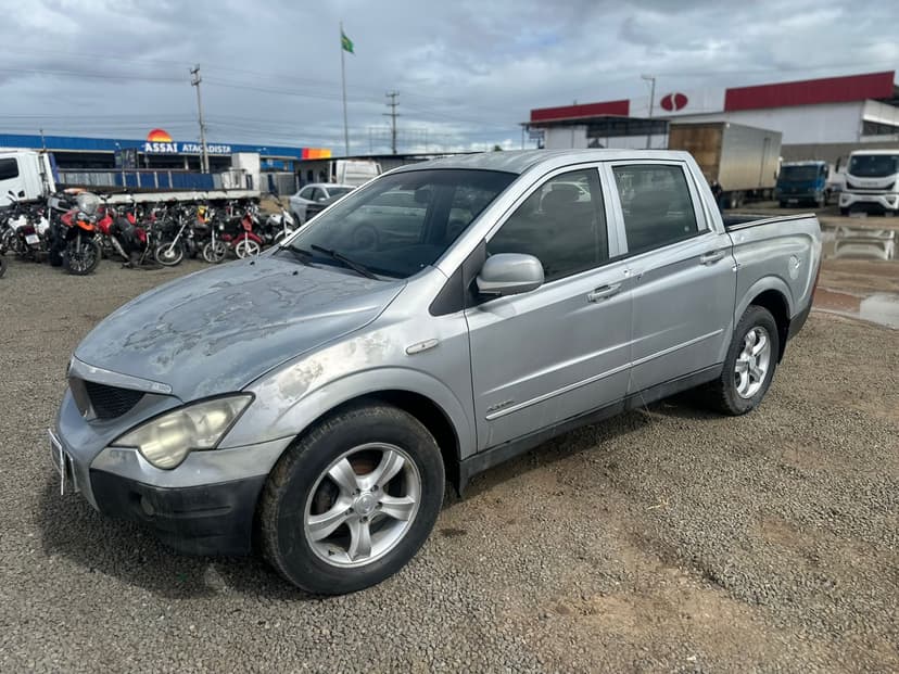 SUCATA APROVEITAVEL COM MOTOR INSERVIVEL I / SSANGYONG ACTYON SP4X4 - 2009/2010