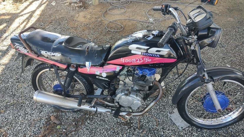SUCATA APROVEITAVEL COM MOTOR INSERVIVEL HONDA / CG 125 TODAY - 1990/1990