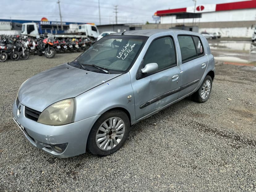SUCATA APROVEITAVEL COM MOTOR INSERVIVEL RENAULT / CLIO AUT 16 16VH - 2007/2008