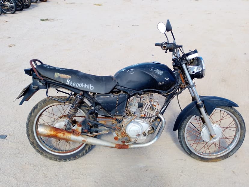 SUCATA APROVEITAVEL COM MOTOR INSERVIVEL YAMAHA / YBR 125K - 2007/2008